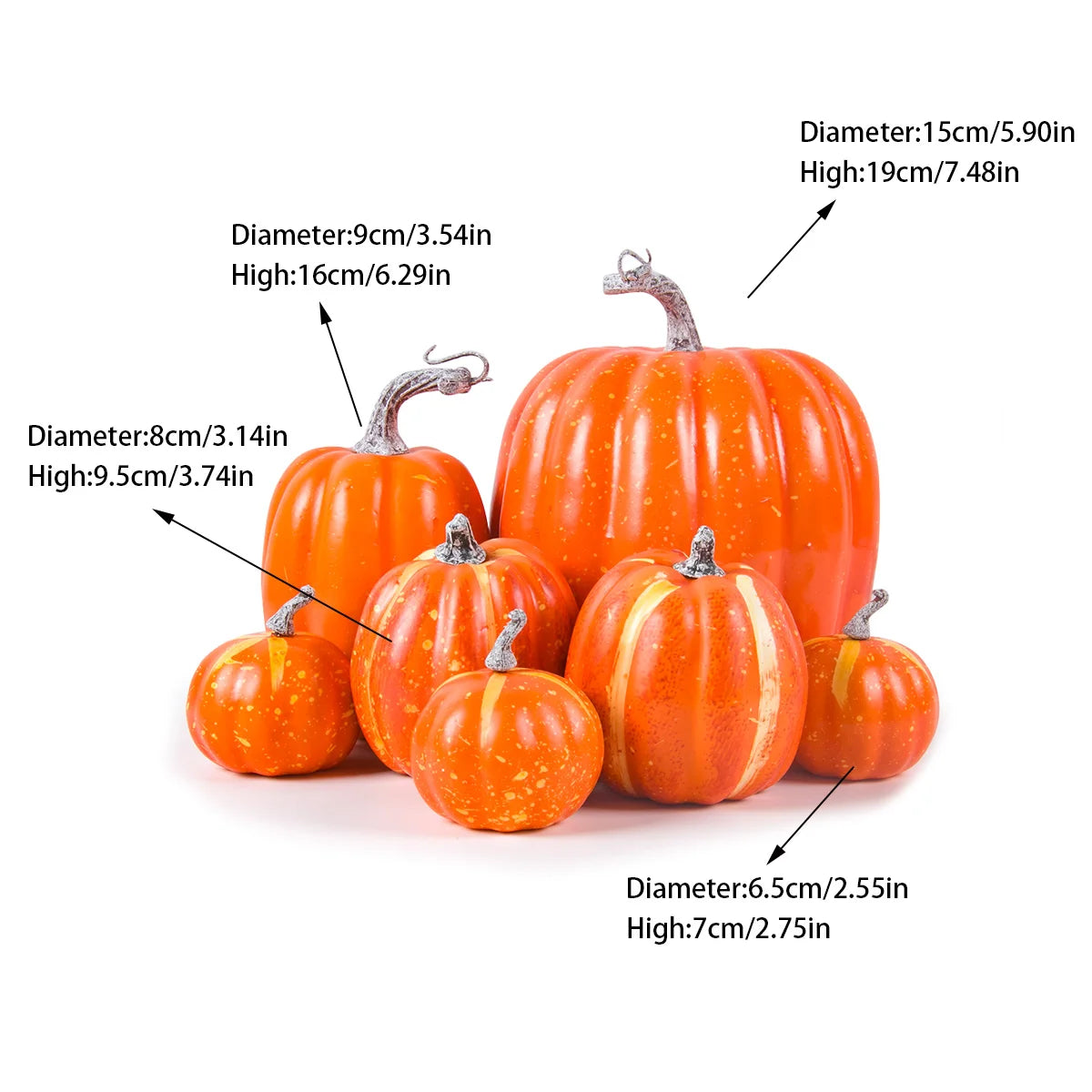 Pumpkins Set Decorations