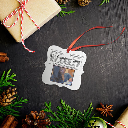 Personalized | Mother and Child Announcement | First Christmas Ornament